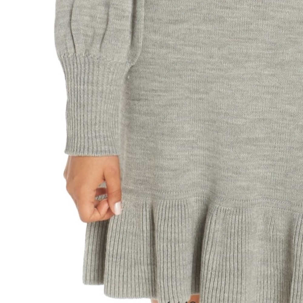 Eliza J Balloon Sleeve Sweater Dress - Picture 4 of 8